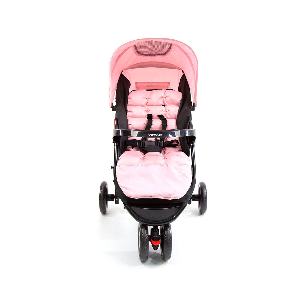 Travel System Delta Duo Pro (Conjunto de Carrinho 3 Rodas Reclinável + Bebê Conforto)