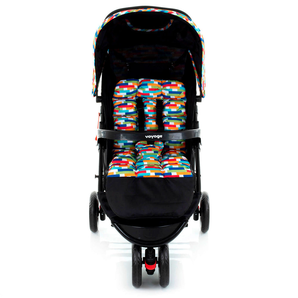 Travel System Delta Duo Pro (Conjunto de Carrinho 3 Rodas Reclinável + Bebê Conforto)